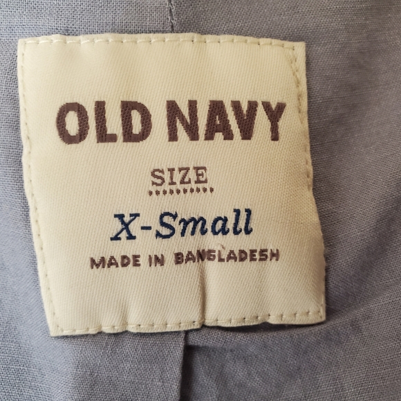 Old Navy beige light weight trench coat - Picture 7 of 8